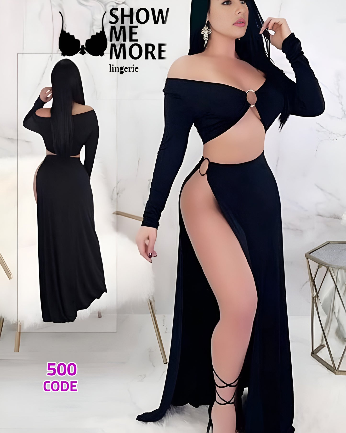 لانجيرى  الناعم  حلق كبير بطن